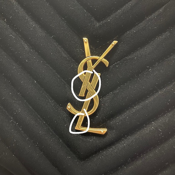 ❌SOLD❌ Saint Laurent Lou camera bag black velvet - Picture 12 of 16